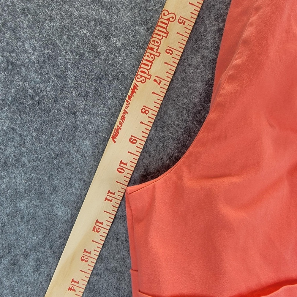 Express Editor Shorts Womens 4 Coral Cuffed Chino Mid Rise Stretch Vacation - Picture 13 of 15